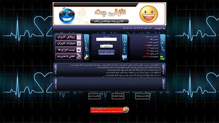 قالب چت روم نازلی چت